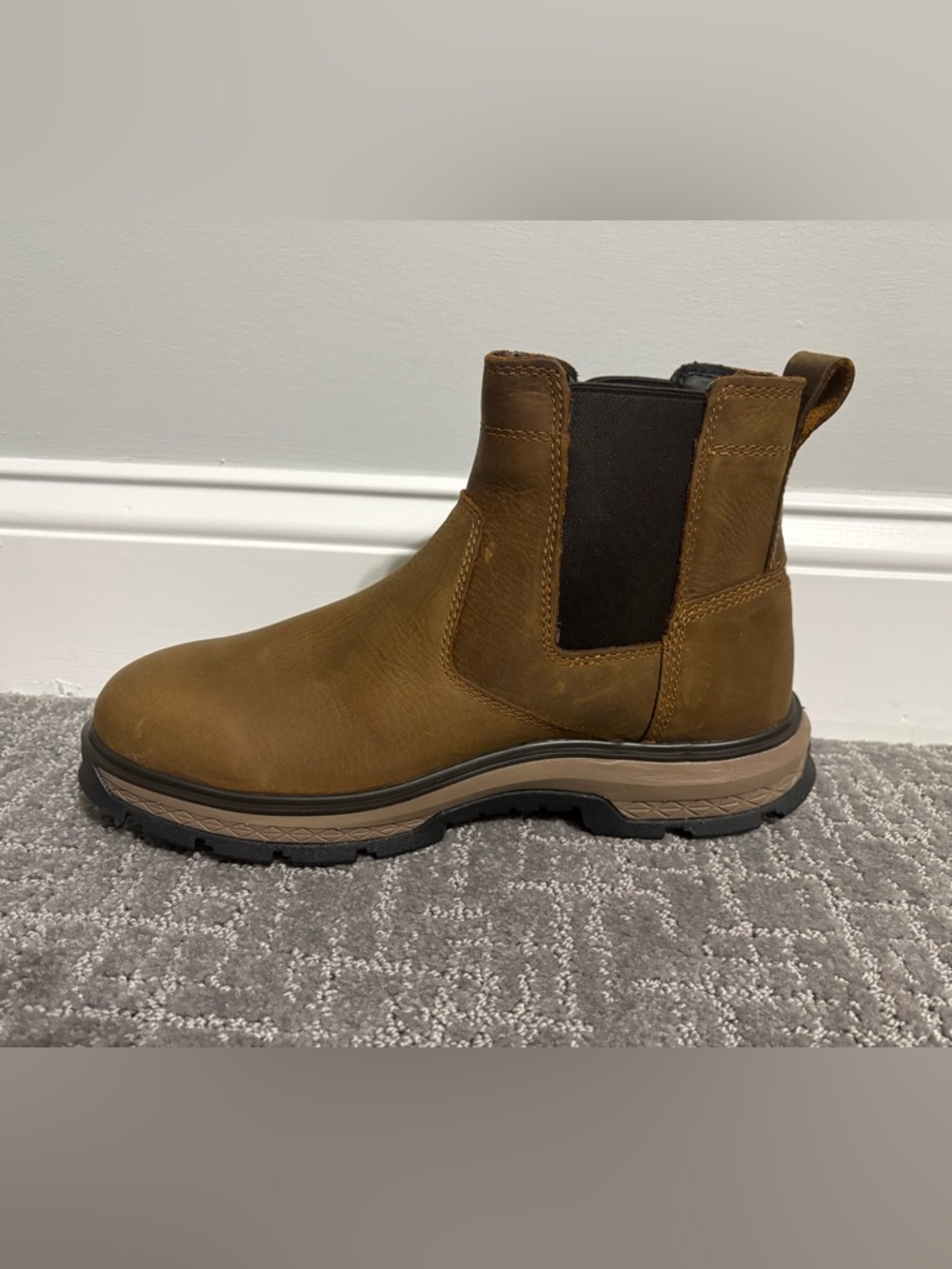 Men’s Brown CATChelsea Work Boot - Picture 2 of 7